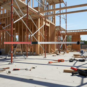 Télémètre laser industriel Stanley, outil de mesure précise avec poteau gradué - Product Image 3