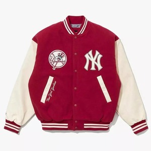 Veste universitaire en laine mélangée personnalisée Veste Letterman brodée pour l'école et les uniformes de l'équipe - Product Image 6