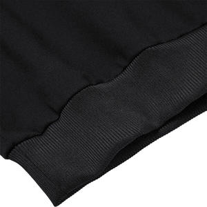 Sweat à capuche en coton biologique pour femmes pull coupe ample avec capuche brodée ensemble de sweat à capuche court à motif imprimé - Product Image 4