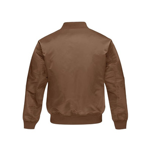 Chaqueta de bombardero impermeable de invierno para hombre de béisbol de satén a prueba de viento con diseño OEM y logotipo personalizado - Product Image 4