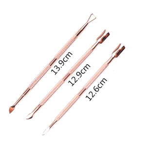 KAAMIR INSTRUMENTS High Quality Stainless Steel Manicure <b>Cuticle</b> <b>Pusher</b>-Reusable Double-Use Durable Tool Comfortable Grip - Product Image 2