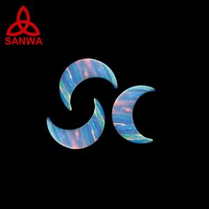 Popular Japanese Bello Opal Cham <b>Moon</b> Shape Direct Wholesale in 92 Colors for DIY Silver Necklace Jewellery Accessories Making - Product Image 6