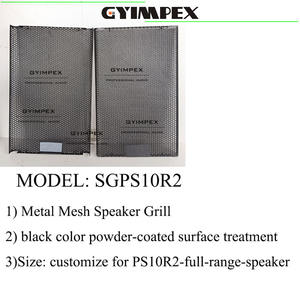 Grille de haut-parleur SGPS10R2 personnalisée, plaque en aluminium perforé en métal, plaques d'estampage, grille de haut-parleur vide en métal - Product Image 6