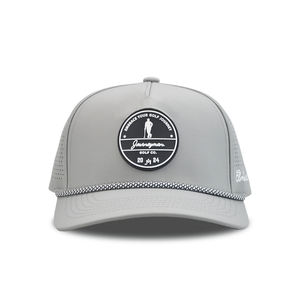 Gorra de Golf Impermeable con Logotipo Personalizado, Gorra de 5 Paneles con Cierre a Presión, Gorra de Golf Impermeable de Alto Rendimiento con Parche de Goma y Cuerda - Product Image 1