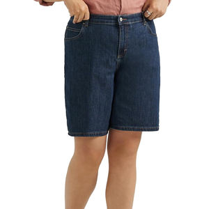 Pantalones cortos de mezclilla sólidos ecológicos para hombre Moda informal de verano 100% Algodón orgánico - Product Image 1