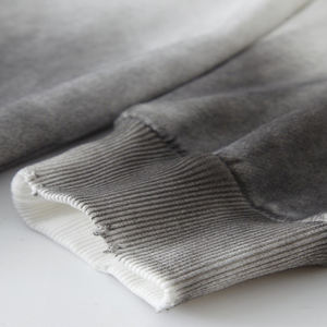 Vintage Acid Wash 100% Sudadera con capucha de algodón de gran tamaño desgastado unisex daño lavado trabajo zip up HOODIE unisex - Product Image 5