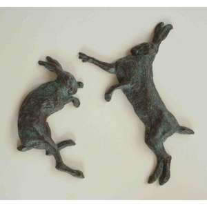 Statue de lapin en bronze de bienvenue, artisanat, décoration de pelouse de ferme, sculpture de lapin de bienvenue, ornements décoratifs pour la décoration - Product Image 4