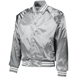 Veste bouffante zippée en polyester noir pour hommes, décoration de broderie avec logo personnalisé en vente - Product Image 5
