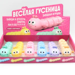 Забавные заводные игрушки-гусеницы: животные, движущиеся по часовой стрелке, для подарков малышам - Product Image 1