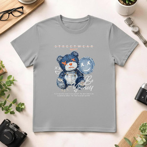 T-Shirt Unisex 100% Cotone 210GSM, Abbigliamento Casual Oversize, Stampa Personalizzata Serigrafica di Rose, Stampa DTG, Disponibile con Trattamenti Termici, Taglia 2XL - Product Image 1
