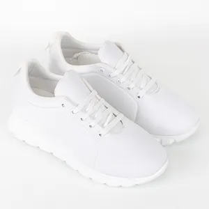 Zapatillas de lona médicas blancas Zapato de enfermería para mujer Zapato de enfermera Zapatilla Anatómica Calidad Premium de Turquía