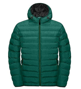 Veste matelassée à motif uni pour homme, veste d'hiver légère en duvet matelassée personnalisée pour homme, vestes OEM - Product Image 4