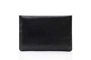 Luxury Daily Genuine Leather Slim <b>Laptop</b> Clutch <b>Bag</b> for macbook Women 13" 15" Custom logo Protective <b>Laptop</b> <b>Sleeves</b> LS-0117 - Product Image 4