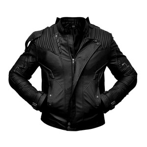 Vestes en cuir pour hommes à manches longues coupe-vent de mode 2026 personnalisées en gros fabriquées au Pakistan - Product Image 3