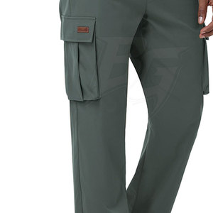 Pantalones Cargo Jogger para Hombre, Transpirables, de Algodón, Corte Recto, Ecológicos, Tela Suave al Tacto, Ajuste Flexible, Elegantes, Casuales, para Viajes, Uso Diario - Product Image 4