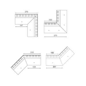 Renoplast ®   Profil de corniche en aluminium W30R+, finition des terrasses et des balcons, revêtement de sol ventilé, systèmes de drainage - Product Image 5