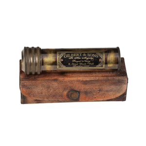 Caleidoscopio de latón Vintage con acabado antiguo, regalo de decoración náutica hecho a mano para el hogar y el trabajo, diseño personalizado único - Product Image 4