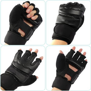 Venta al por mayor 2024 nuevos guantes de poliéster Taekwondo logotipo personalizado ropa deportiva para entrenamiento OEM arte marcial lucha Kick Taekwondo guantes - Product Image 5
