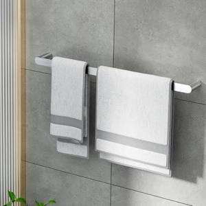 Porte-serviettes mural simple en acier inoxydable brossé moderne - Product Image 1