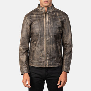 Chaqueta de Motociclista de Invierno de Diseño Nuevo, Chaqueta de Cuero Genuino, Chaqueta de Motociclismo de Carreras, Chaqueta de Otoño, Venta al por Mayor en Pakistán - Product Image 1