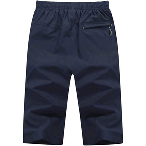 Bolsillos laterales personalizados, nuevos Pantalones deportivos de tres cuartos de secado rápido para Fitness con forro interior, pantalones cortos inferiores - Product Image 4