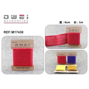 สายรัด Lin-en ขนาด6ซม. * 1ม. 12U/C ริบบิ้นของขวัญสุดหรู - Product Image 1