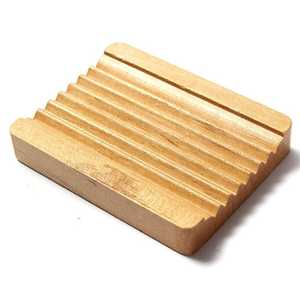 Eco-Friendly Natural Pine <b>Wood</b> Soap Dish Bathroom Soap Rack & <b>Holder</b> for Home Use for <b>Toothbrushes</b> - Product Image 3
