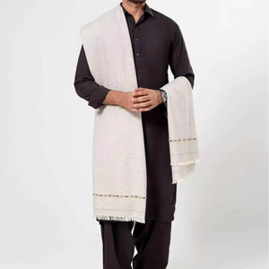 Men Traditional Wool <b>Shawl</b> Winter Warm Breathable 300g Solid Color <b>Wrap</b> for Daily Wear - Product Image 1