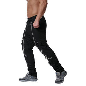 Pantalon gothique hip-hop pour homme, cosplay punk rock, streetwear audacieux avec chaîne 2026 - Product Image 4