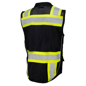 2026 populaire gilet de sécurité haute visibilité multi-poches entièrement personnalisable gilet de protection personnel réfléchissant OEM Logo entretenu - Product Image 4