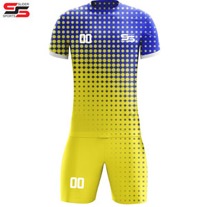 Customized Soccer Uniform Set Sublimation Football Jersey Custom Design Embroidery Team Logo Economical Training Kit Club Use - Product Image 1
