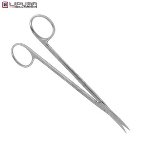 Tijeras para fístula de acero inoxidable de grado quirúrgico Kelly, 16,0 cm, instrumentos médicos curvos de calidad superior, fuente de alimentación Manual MOL - Product Image 3