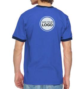 เสื้อยืด100% ใส่ได้ทั้งชายและหญิงแขนสั้นผ้าผสมไตรยี่ห้อของคุณ - Product Image 6