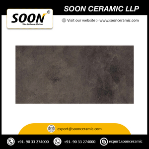 Carreaux de sol et de mur en porcelaine émaillée mate de qualité standard 600x1200mm, design rustique, antidérapants pour villa, bureau, immeuble, hôtel - Product Image 3