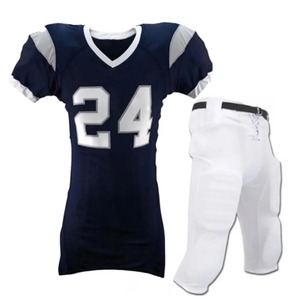 ชุดฟุตบอลผู้ชายแบบสั่งทำพิเศษ ออกแบบลายเปล่าได้เอง พิมพ์ลายด้วยความร้อน ผ้าโพลีเอสเตอร์ 100% พร้อมโลโก้สั่งทำ - Product Image 1