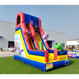 Tobogán Inflable Comercial con Diseño de Dibujos Animados, 6m de Altura, Impermeable, Gigante, para Eventos al Aire Libre y Alquiler para Fiestas - Product Image 1