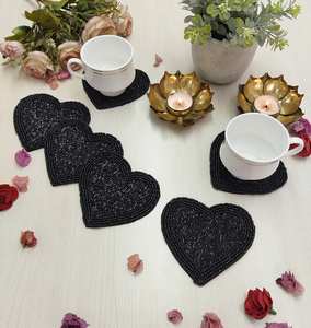 จานรองแก้ววอลนัทชุดรองแก้วไม้วอลนัท-คุณภาพสูง - Product Image 6