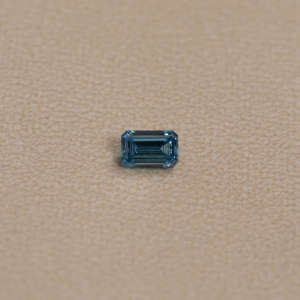 Diamante Azul de Laboratorio de Corte Esmeralda de 2.5 Quilates, Piedra Preciosa para Joyería, Certificado, Color Azul, Diamante Suelto - Product Image 1