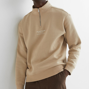 Sweatshirts personnalisés pour hommes en couleur noire Street Wear Sweatshirts chauds d'hiver pour hommes - Product Image 2