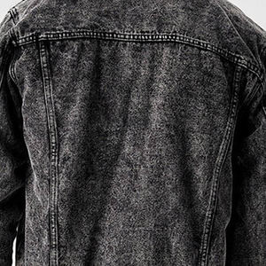 Vestes en jean pour hommes coupe ample style décontracté Vêtements d'extérieur délavés vintage uniques au tarif de gros d'usine - Product Image 4