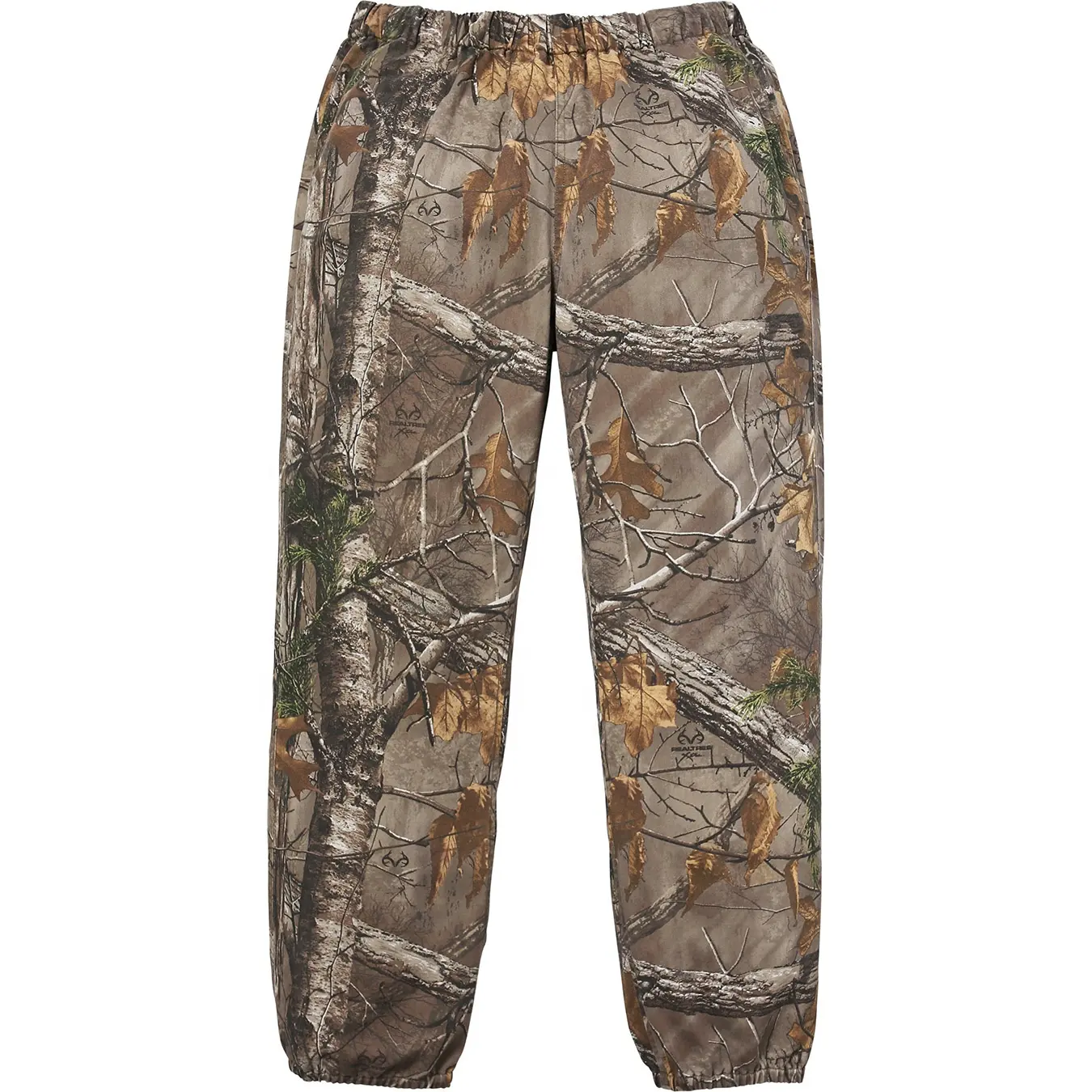 Logo personalizzato real tree printed camo hunting jungle printed camping forest pantaloni sportivi uomo jogging donna pantaloni sportivi da uomo