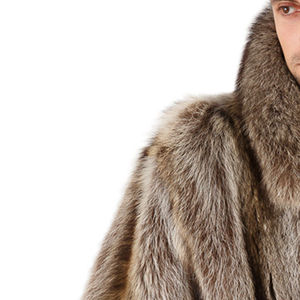 Custom Handmade <b>Coat</b> <b>Long</b> Style Real Fur Collar Brown <b>Coat</b> <b>men</b> with Big Collar Excellent Quality <b>Men's</b> Winter <b>Coat</b> - Product Image 5
