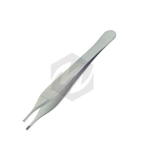 Premium 4 3/4 pulgadas de acero inoxidable laboratorio Dental instrumentos médicos fórceps de tejido quirúrgico 7x7 agarre lateral Manual MOL - Product Image 6