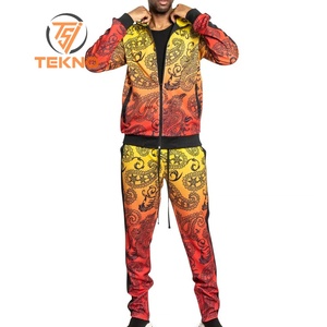 Chándal de sublimación para hombre con tejido suave estampado vibrante perfecto para deportes de gimnasio y ropa casual que ofrece comodidad y estilo - Product Image 1