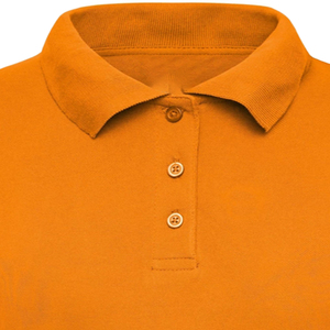 Camisas de Manga Corta Estilo Inglés 100% Algodón para Mujer, Transpirables, Ecológicas, con Logotipo Grabado en Relieve en la Parte Delantera, Tejido de Punto - Product Image 2
