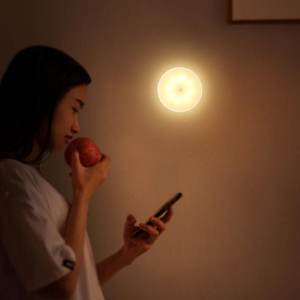 Светодиодный датчик движения беспроводной Ночной свет умный настенный индукционный светильник для человеческого тела под шкафом, домашний декор - Product Image 1