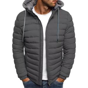 Veste matelassée pour hommes personnalisée Qualité supérieure Manteau matelassé chaud pour hommes Veste matelassée à capuche Veste matelassée unisexe à fermeture éclair - Product Image 1
