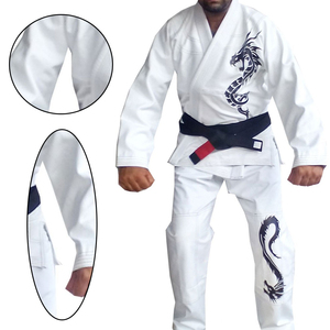 Uniformes de karaté à manches longues de taille personnalisée de haute qualité OEM 2024 Short UFC respirant avec logo personnalisé Vêtements d'arts martiaux - Product Image 5