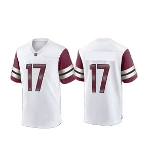 Camiseta de malla con cuello en V de alta calidad para hombre, camiseta de calle de fútbol de manga corta con serigrafía al por mayor - Product Image 4