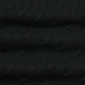 Polo pour homme en tricot torsadé foncé, tricot de coton de qualité supérieure, manches courtes, texture classique, coupe décontractée, vêtements élégants - Product Image 6